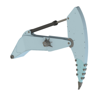 Мегарыхлитель Reschke RA 180 на экскаватор 46-59 т